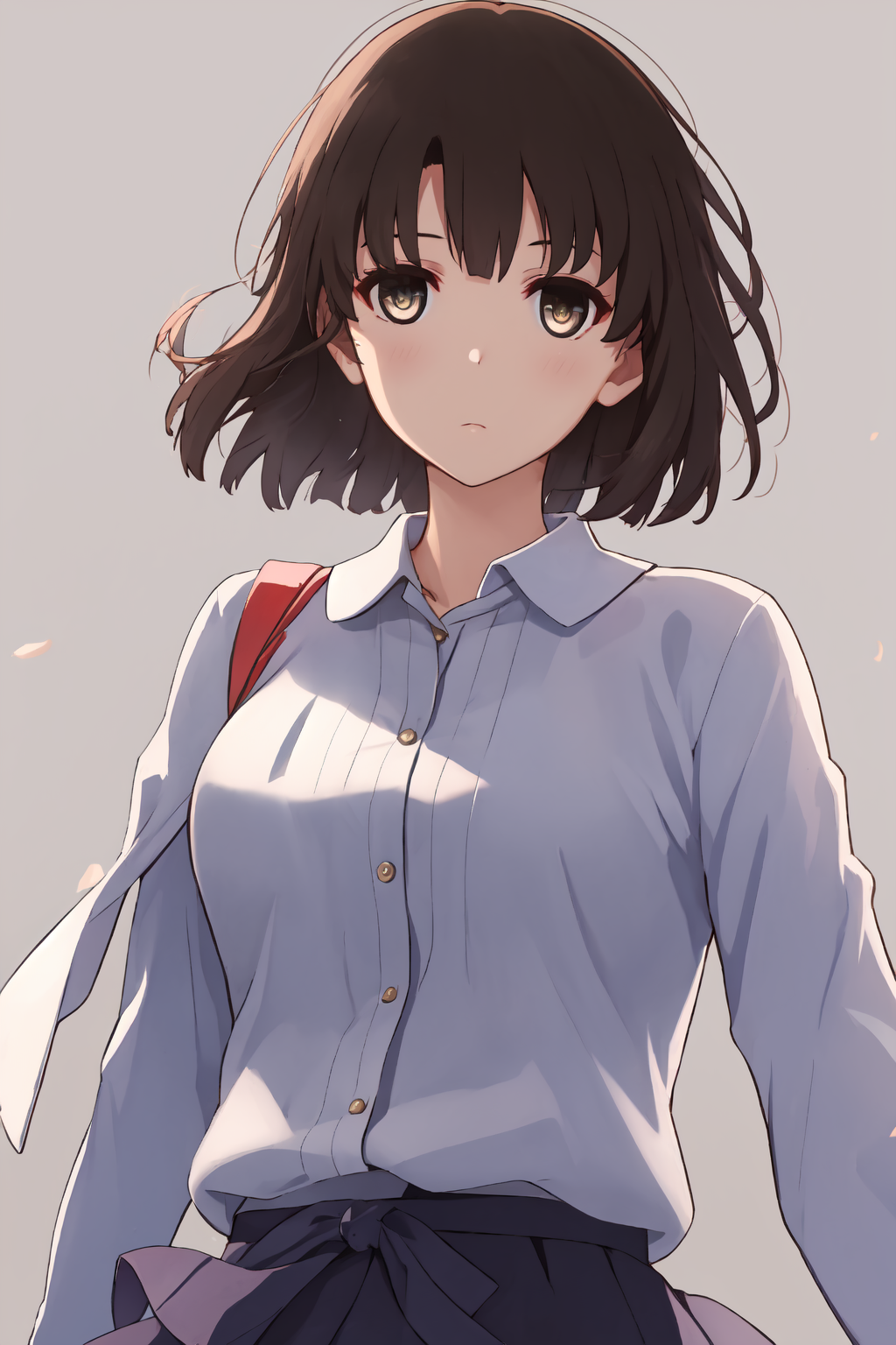 05093-4227282153-1girl,solo,brown_eyes,looking_at_viewer,bangs,white_shirt,brown_hair,long_sleeves,jacket,short_hair,(simple background_1.2),(whi.png